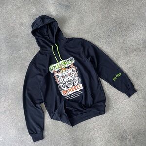 KILL CREW BARBELL HOODIE - BLACK